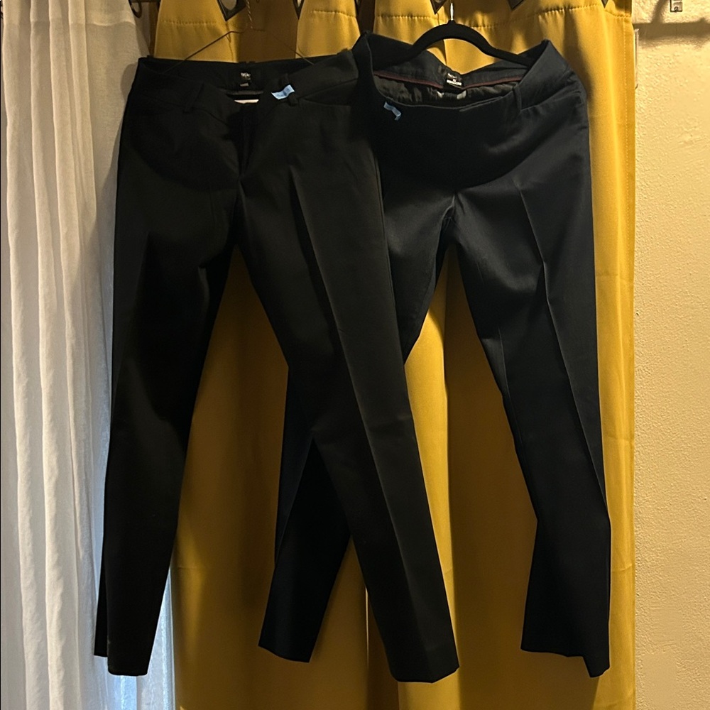 Mossimo Supply Co. Black and Blue Dres Pants